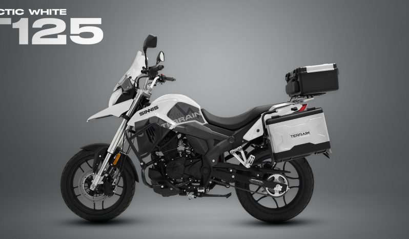 SINNIS TERRAIN T125 (EURO 5) – (white and red in stock )