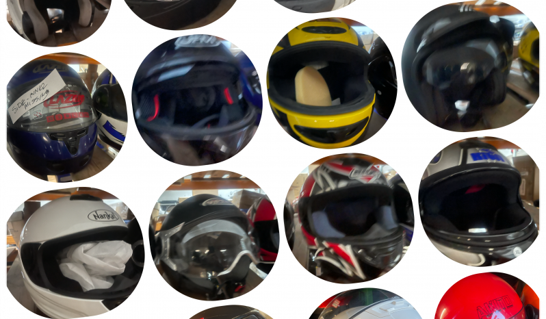 Used motorcycle helmets from £15